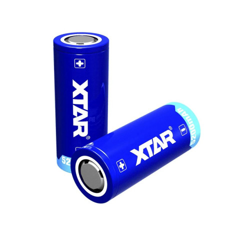 XTAR akumuliatorius 26650 3,6 V ličio jonų 5200 mAh su apsauga