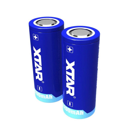 XTAR akumuliatorius 26650 3,6 V ličio jonų 5200 mAh su apsauga