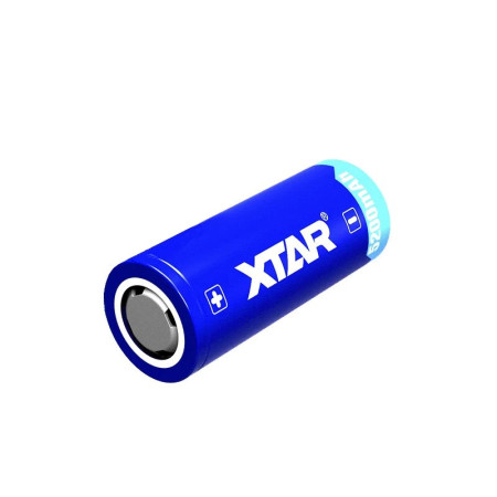 XTAR akumuliatorius 26650 3,6 V ličio jonų 5200 mAh su apsauga