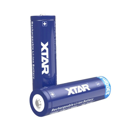 XTAR 18650 3,6 V ličio jonų 3300 mAh baterija su apsauga