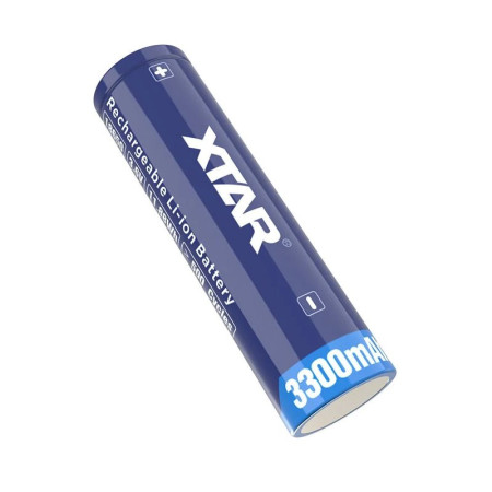 XTAR 18650 3,6 V ličio jonų 3300 mAh baterija su apsauga