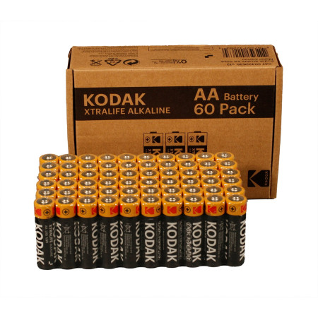 Kodak XTRALIFE šarminė AA baterija 60 vnt.