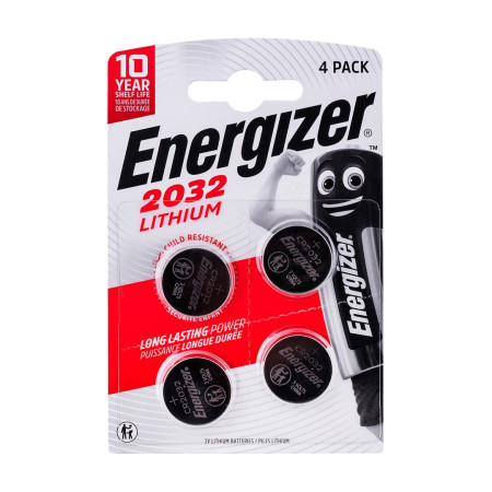 Energizer CR2032 Eco baterijos, 4 vnt.