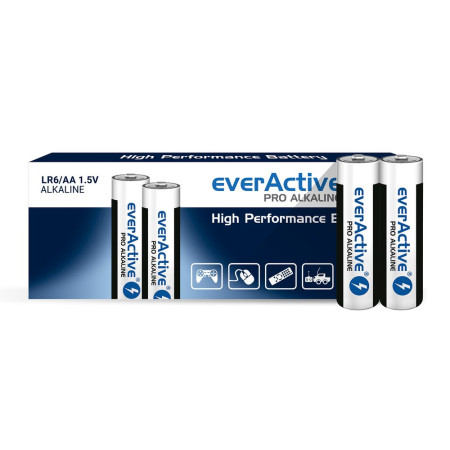 everActive AA/LR6 Alkaline baterijos - 10 vnt.