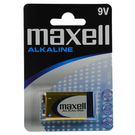 Maxell 9V Šarminė Vienkartinė baterija