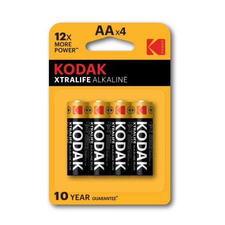 Kodak XTRALIFE šarminės AA baterijos - 4 vnt.