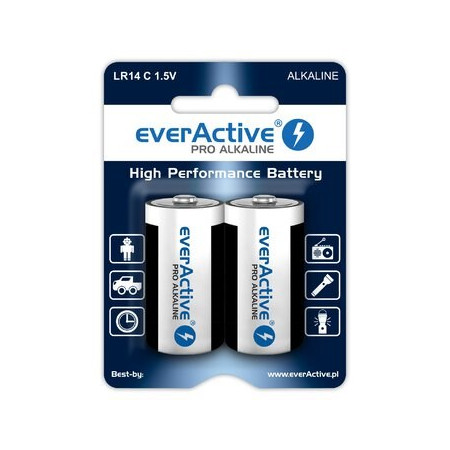 EverActive Pro šarminės baterijos LR14 C - 2 vnt.