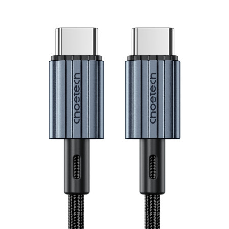 Choetech XCC-1015 USB-C į USB-C kabelis 60W 2.0m juodas