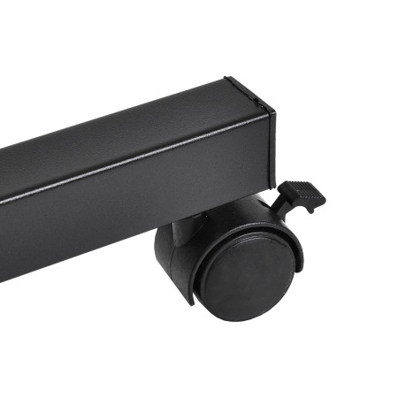 Mobilus rašomojo stalo nešiojamojo kompiuterio stovas „Maclean“, juodas, reguliuojamas aukštis 59-89 cm, maks. 30 kg, MC-121 B