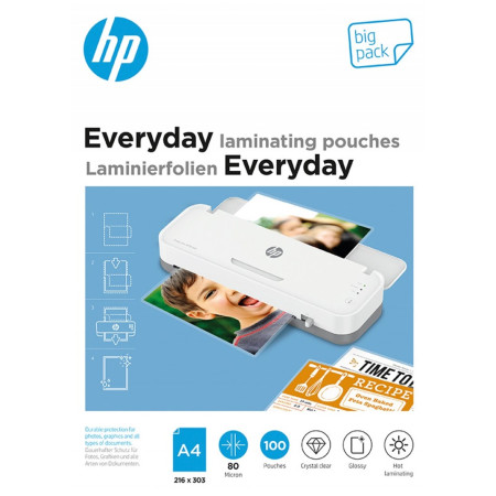 HP Everyday laminavimo plėvelė A4 100 vnt