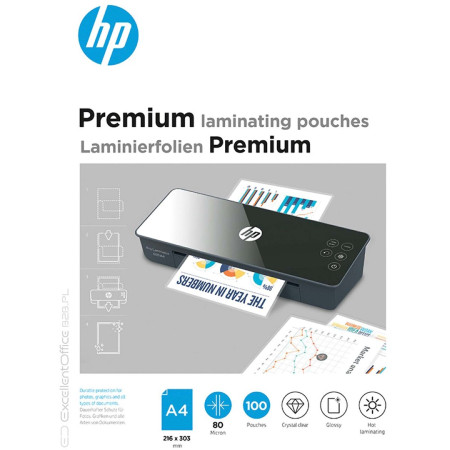 HP Premium laminavimo plėvelė A4 100 vnt