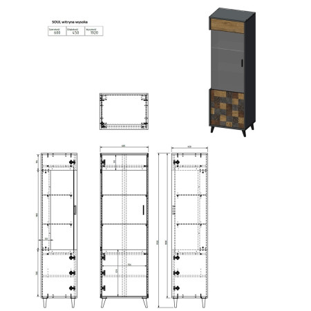 Cama WIT SOUL1D svetainės sekcija