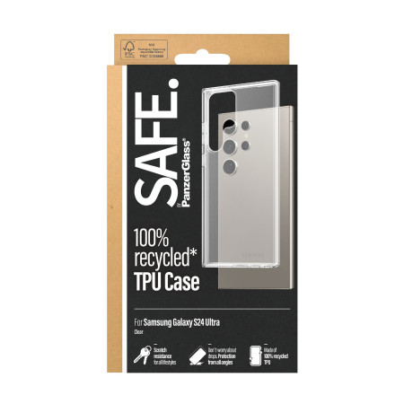 PanzerGlass SAFE. by ® TPU Case Samsung Galaxy S24 Ultra | Permatomas