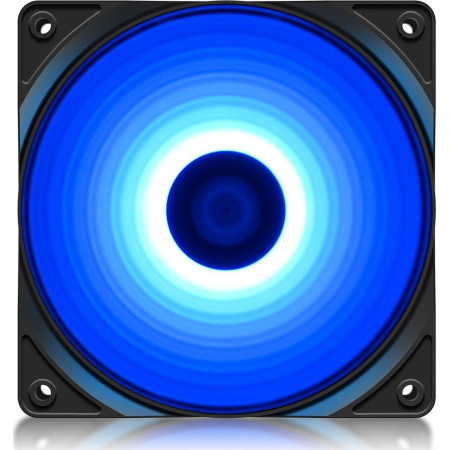 DeepCool RF120B kompiuterio korpusui ventiliatorius 12 cm juodas, permatomas
