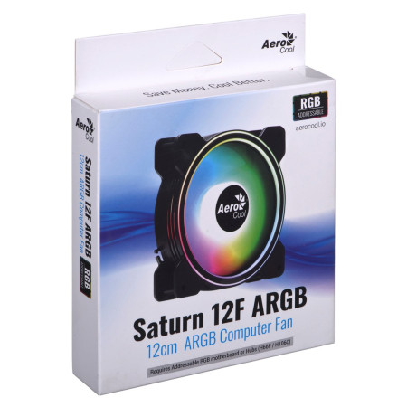 AEROCOOL PGS SATURN 12F ARGB Ventiliatorius (120 mm)
