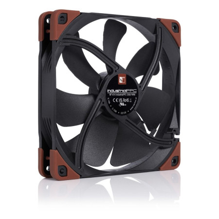 Noctua NF-A14 INDUSTRIALPPC-2000 PWM Ventiliatorius 14 cm Juoda, Ruda