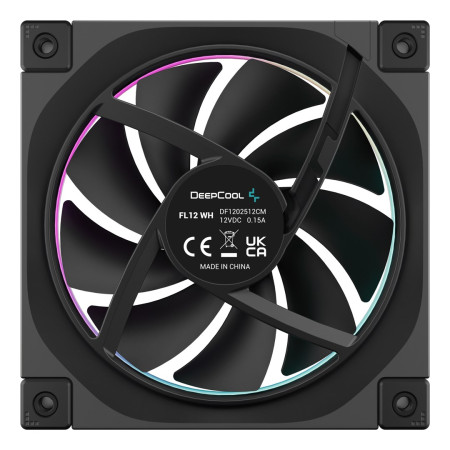 DeepCool FL12-3 in 1 Kompiuterio korpusui Ventiliatorius 12 cm Juoda