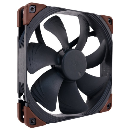 Noctua NF-A14 INDUSTRIALPPC-2000 IP67 ventiliatorius (14 cm, juodas, rudas)