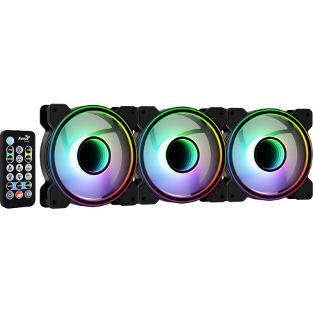 Aerocool Mirage 12 ARGB Aušinimo rinkinys Juodas 12 cm