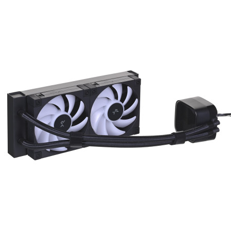 DeepCool LD240 Universalus skystinis aušintuvas 12 cm, juodas