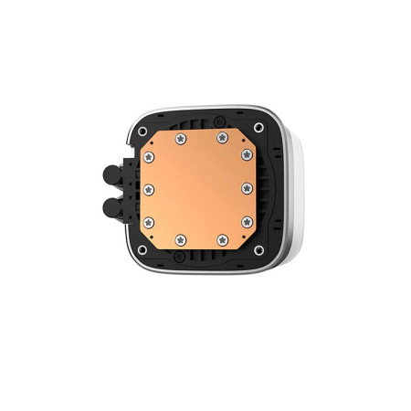 DeepCool LP240 kompiuterio korpusui, procesoriaus universalusis skystinis aušintuvas 12 cm balta