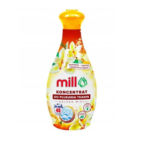 MILL Audinių minkštiklio koncentratas GOLDEN MIST 1,3 l
