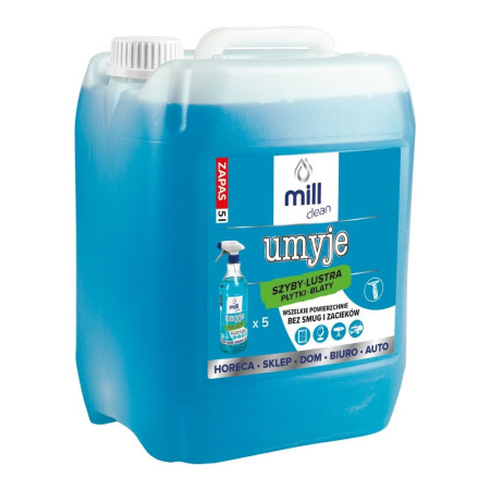 Mill Clean plovimo skystis langams, stiklams, veidrodžiams, plytelėms valyti 5 L