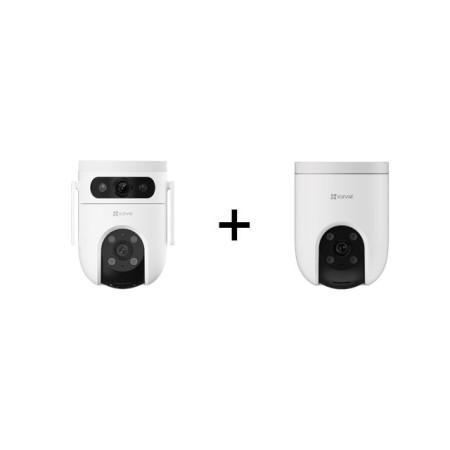 Ezviz H8c 4G 2K IP stebėjimo kamera + Ezviz H9C WiFi besisukanti 2K 2-in-1