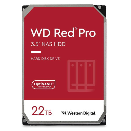 Western Digital Red Pro vidinis kietasis diskas 22 TB