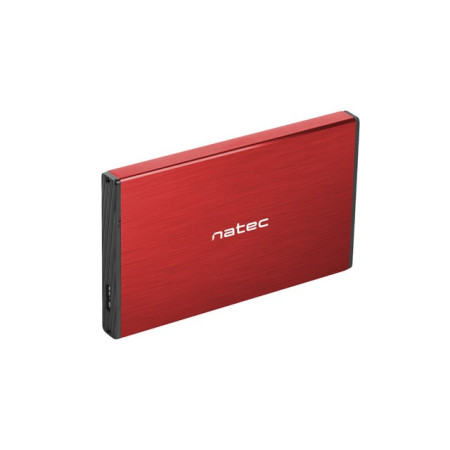 NATEC RHINO GO HDD korpusas USB 3.0 2.5'' Raudonas