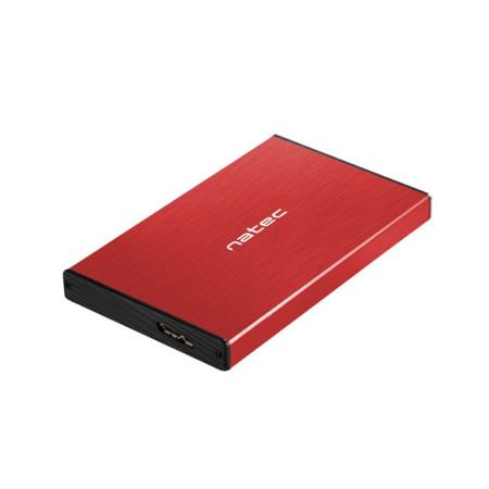 NATEC RHINO GO HDD korpusas USB 3.0 2.5'' Raudonas