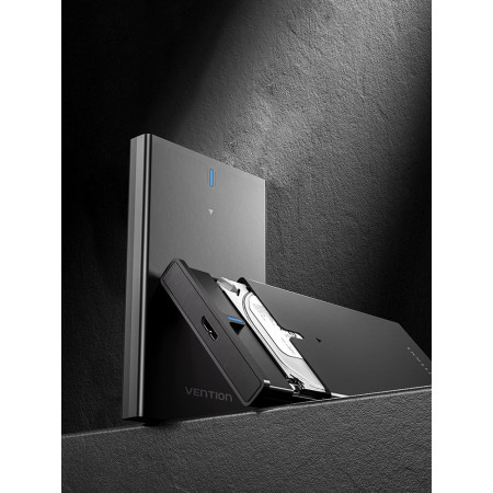 Vention KPAB0 HDD korpusas, juodas, 2.5"
