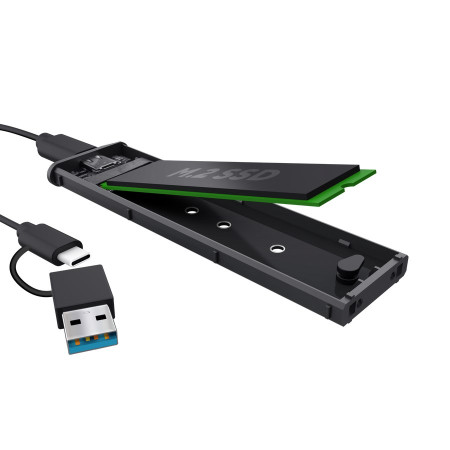 Trust 25806 SSD korpusas, juodas