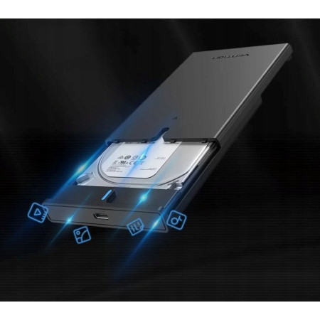 Vention SATA 2.5 colių USB 3.1 kietojo disko korpusas