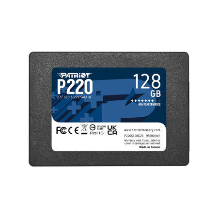 Patriot P220 128 GB 2.5" SSD