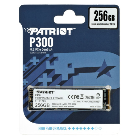 Patriot P300 M.2 PCI-EX4 NVMe 256GB