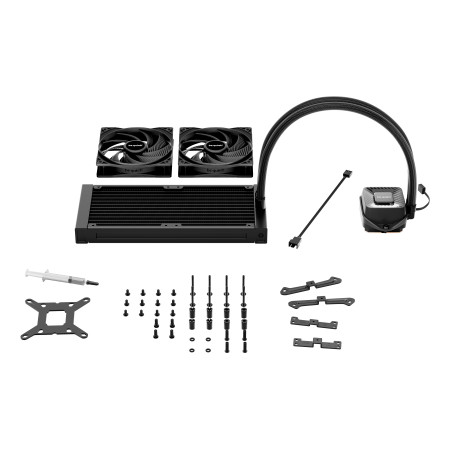 be quiet! PURE LOOP 3 240mm Universalusis skystinis aušintuvas Juoda