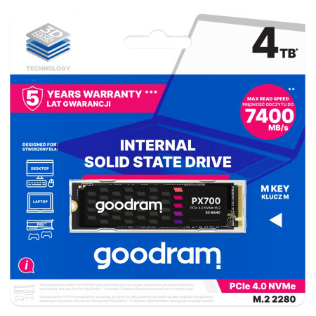 Goodram PX700 4 TB M.2 NVMe SSD diskas