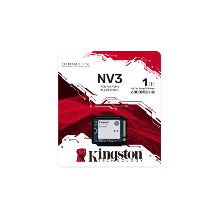 Kingston Technology NV3 1 TB M.2 PCIe 4.0 NVMe 3D NAND
