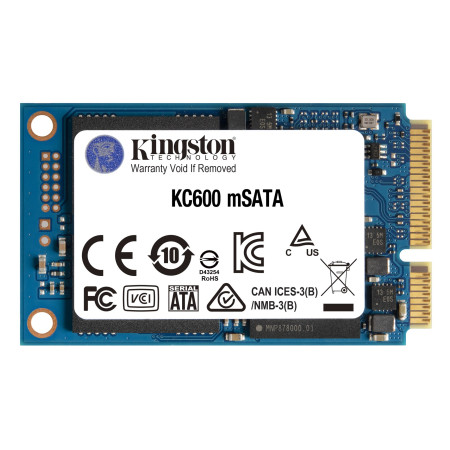 Kingston KC600 512 GB mSATA SSD