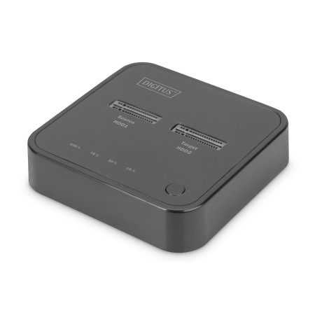 Digitus DA-71545 knyginių kompiuterių dokas / jungčių replikatorius Vielinis USB 3.2 Gen 2 (3.1 Gen 2) Type-C Juoda