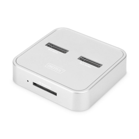 Digitus DA-71546 Knyginių kompiuterių dokas / jungčių replikatorius USB 3.2 Gen 2 Type-C Sidabras