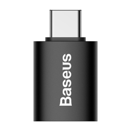 Baseus Ingenuity USB-C į USB-A adapteris (juodas)
