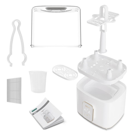 Neno Puro – buteliukų sterilizatorius ir šildytuvas su džiovinimo funkcija