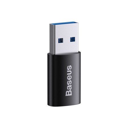 Baseus Ingenuity USB-A į USB-C adapteris (juodas)