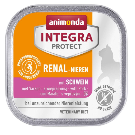 Animonda Integra Protect Renal Kiauliena - šlapias kačių maistas - 100g