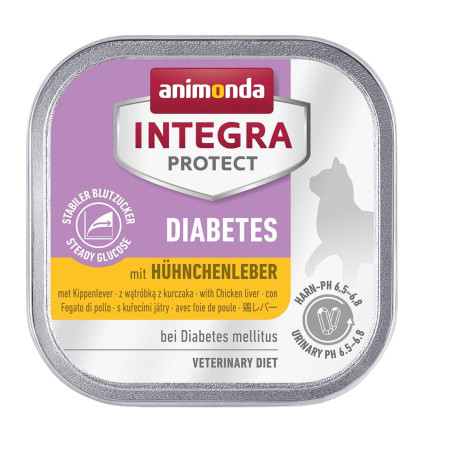 Animonda Integra Protect Diabetes Paukštiena su kepenimis - šlapias kačių maistas - 100g
