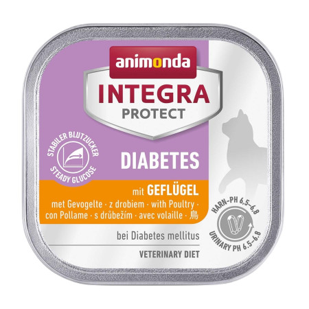 Animonda Integra Protect Diabetes Vištiena - šlapias kačių maistas - 100g
