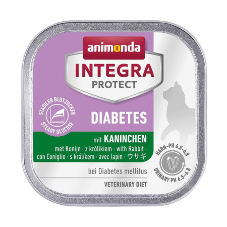 ANIMONDA Integra Protect Diabetes triušis - šlapias kačių maistas - 100g