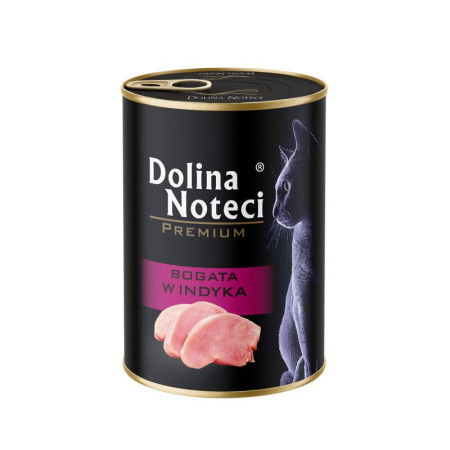 DOLINA NOTECI Premium Turtingas kalakutienos - šlapias kačių maistas - 400g